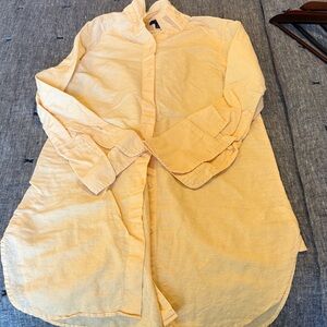 J. Crew Light orange Shirt dress